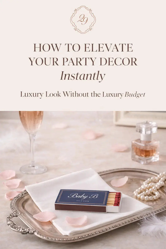 How to Elevate Your Party Decor Instantly (Luxury Look Without the Luxury Budget)