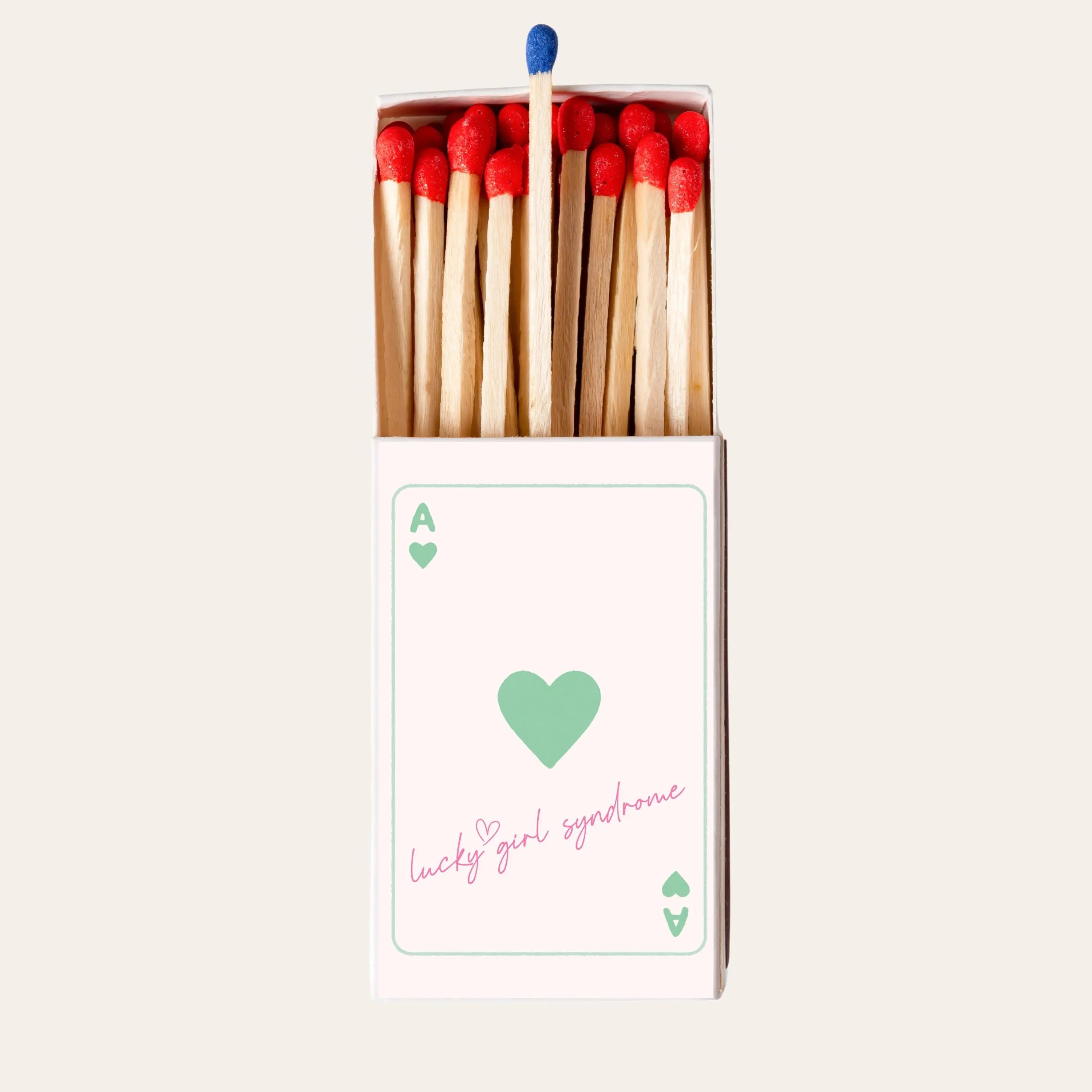 Lucky Girl Syndrome Matchboxes – Ace of Hearts Party & Wedding Favors Twentynine Luxury
