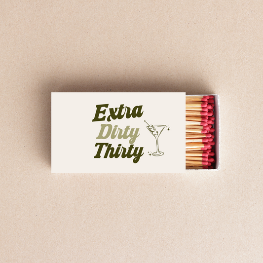 Extra Dirty Thirty Matchboxes