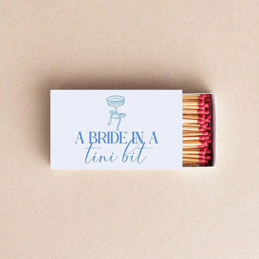 A Bride In A Tini Bit Matchboxes – Custom Wedding & Bachelorette Party Favors Twentynine Luxury