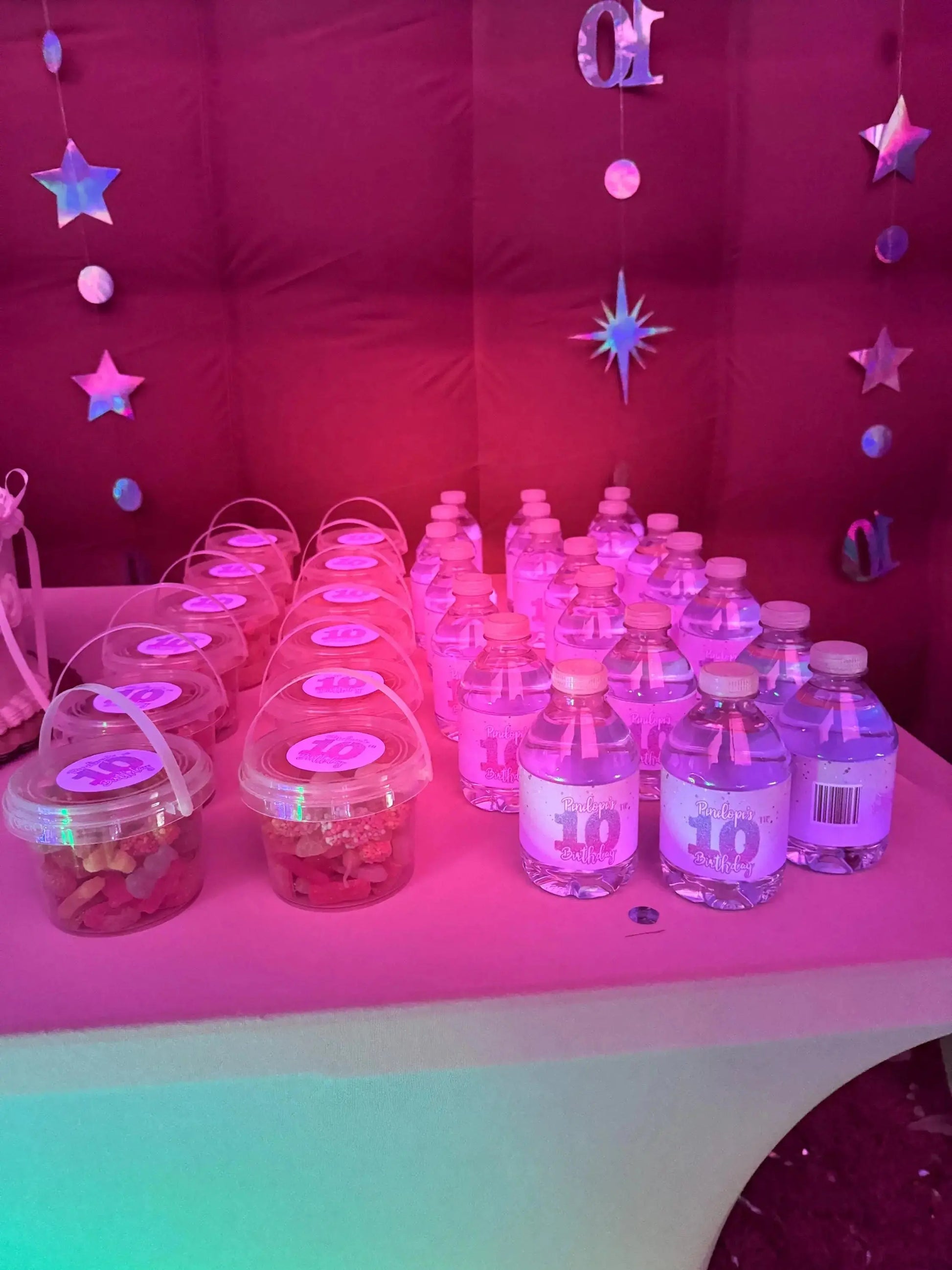 Custom Candy Party Favor Buckets Personalized Birthday Candy Cups Sour Candy Party Favors Sweet 16 Kids & Teen Parties Twentynine Luxury