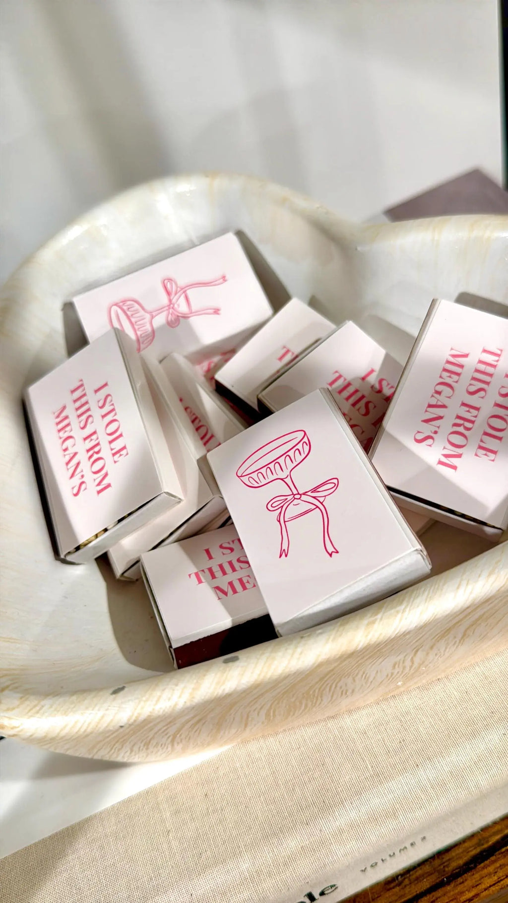 I Stole This From ___ Matchboxes – Custom Funny Party & Wedding Favors Twentynine Luxury