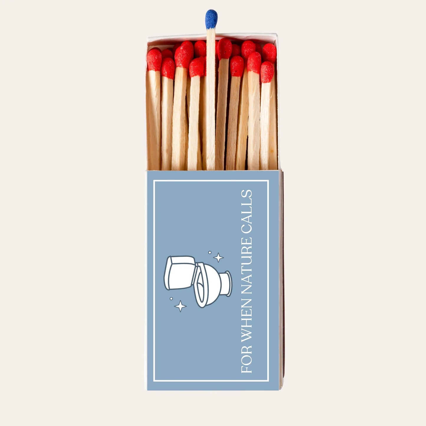 For When Nature Calls Matchboxes – Funny Bathroom Decor & Housewarming Gift Twentynine Luxury