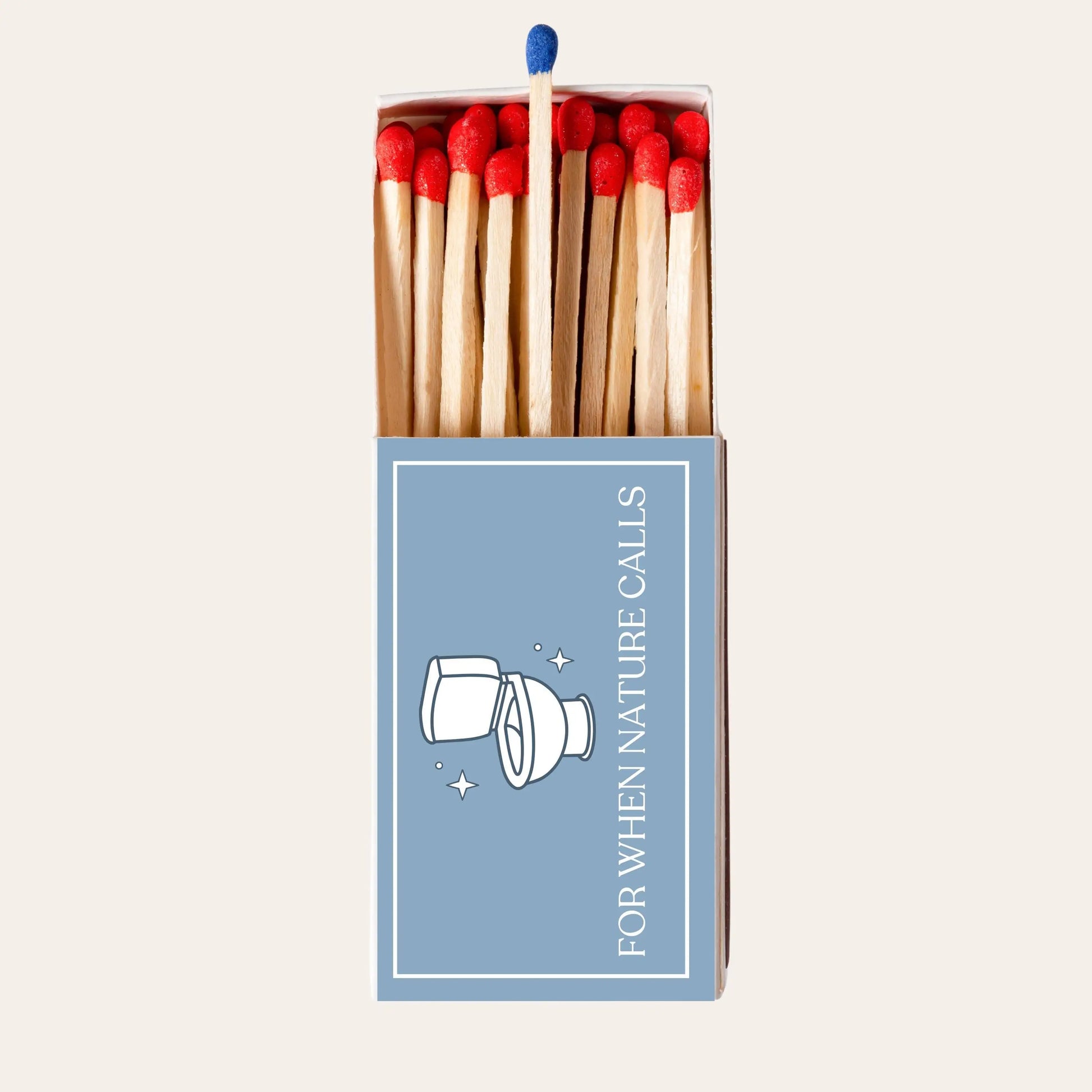 For When Nature Calls Matchboxes – Funny Bathroom Decor & Housewarming Gift Twentynine Luxury