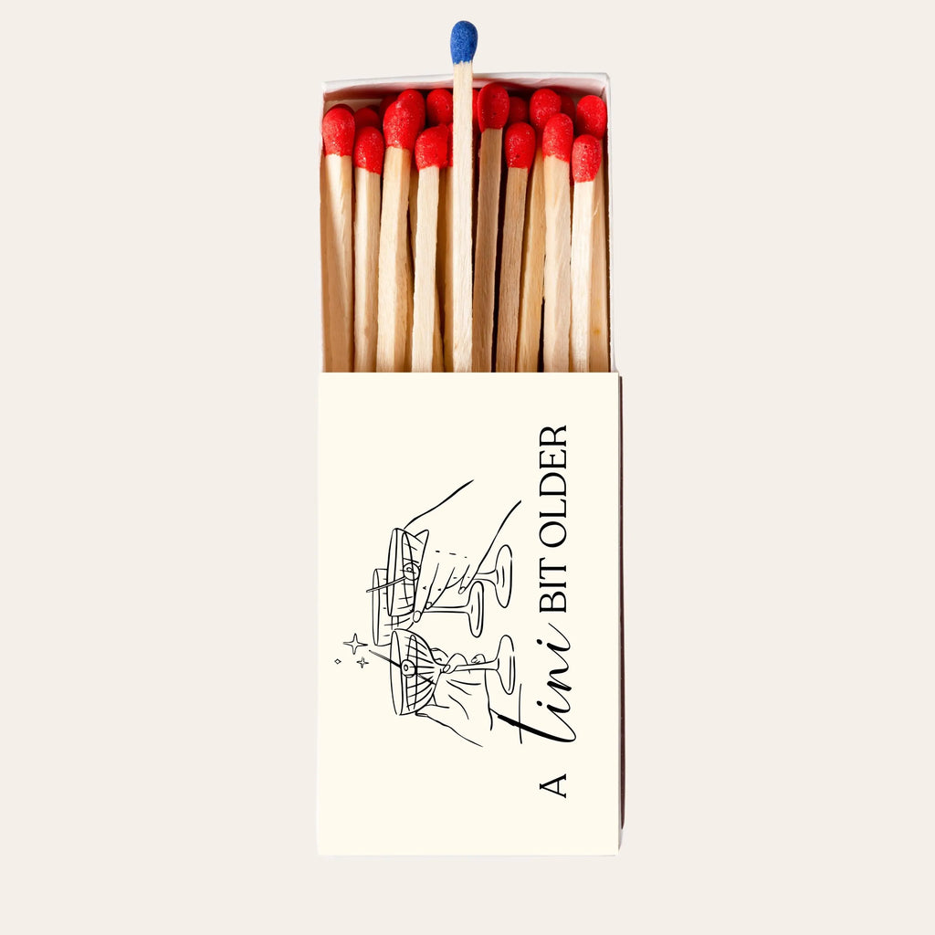 A TINI Bit Older Matchboxes – Birthday Party Favors & Martini Theme Decor Twentynine Luxury