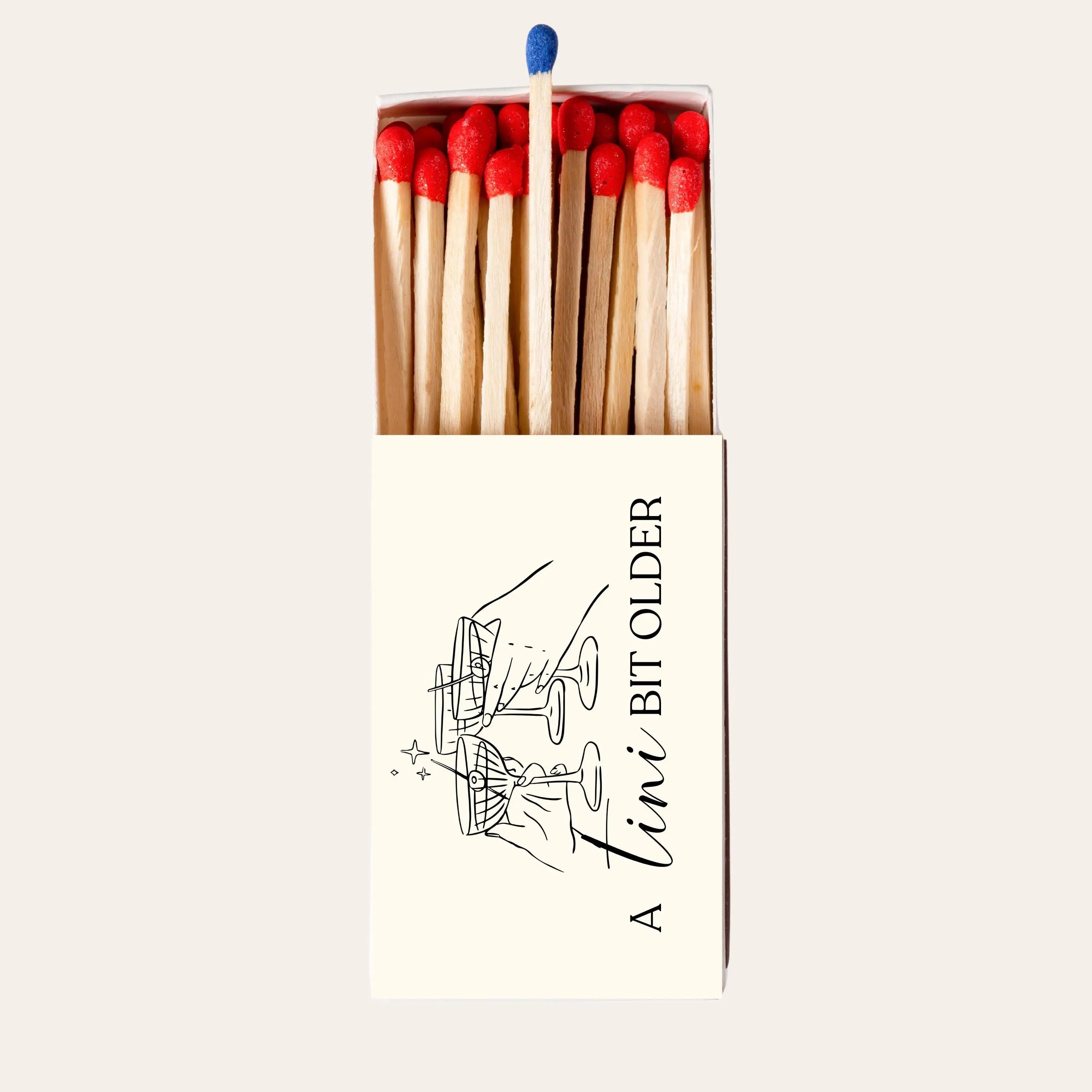 A TINI Bit Older Matchboxes – Birthday Party Favors & Martini Theme Decor Twentynine Luxury