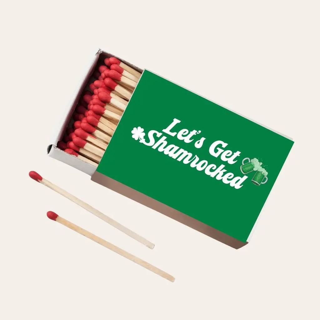 St. Patrick’s Day Matchbox Party Favors Irish Party Decor & Bar Cart Accessories Twentynine Luxury