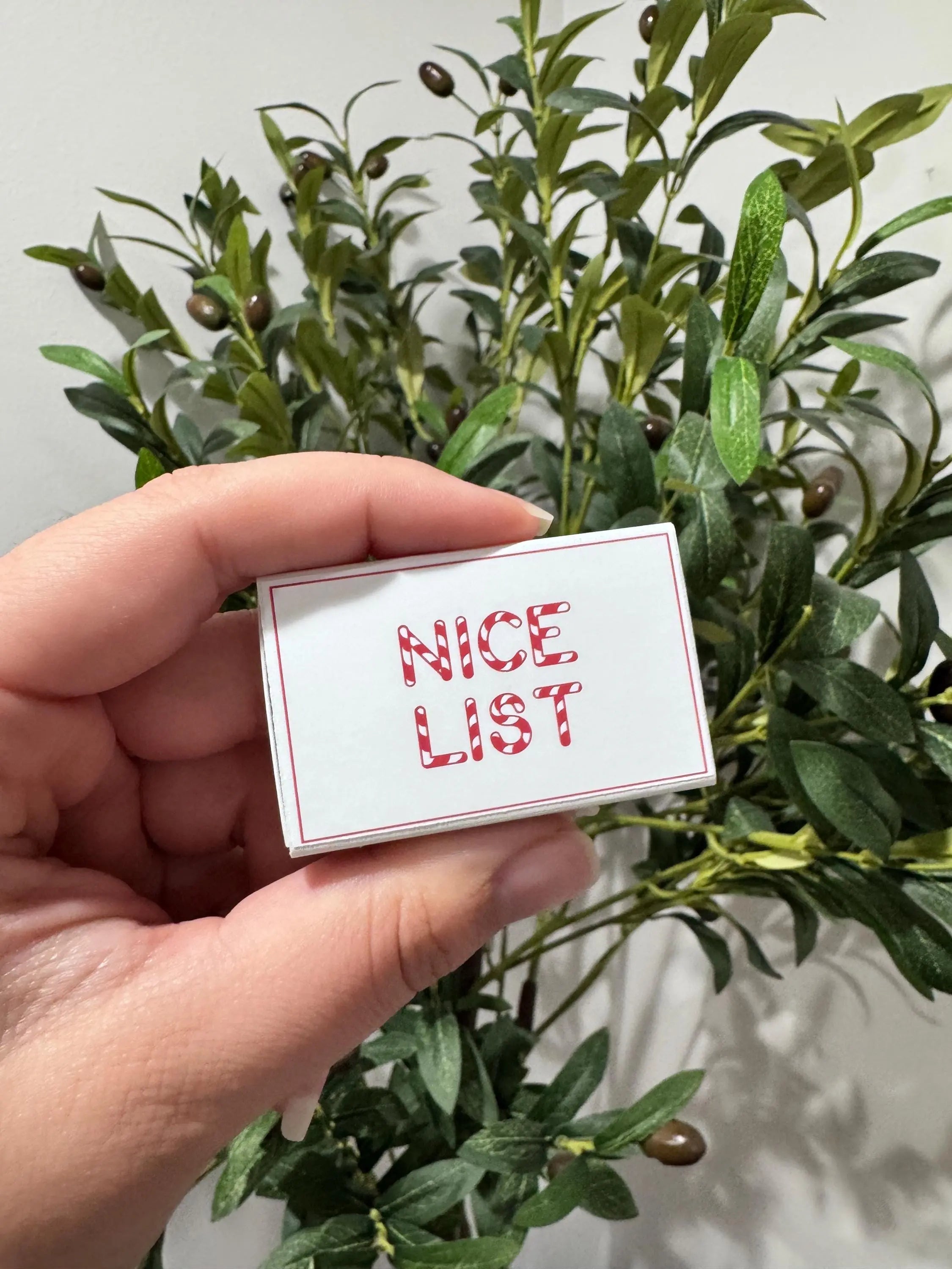 Naughty or Nice List Matchboxes – Christmas Matchbox Favors & Holiday Decor Twentynine Luxury