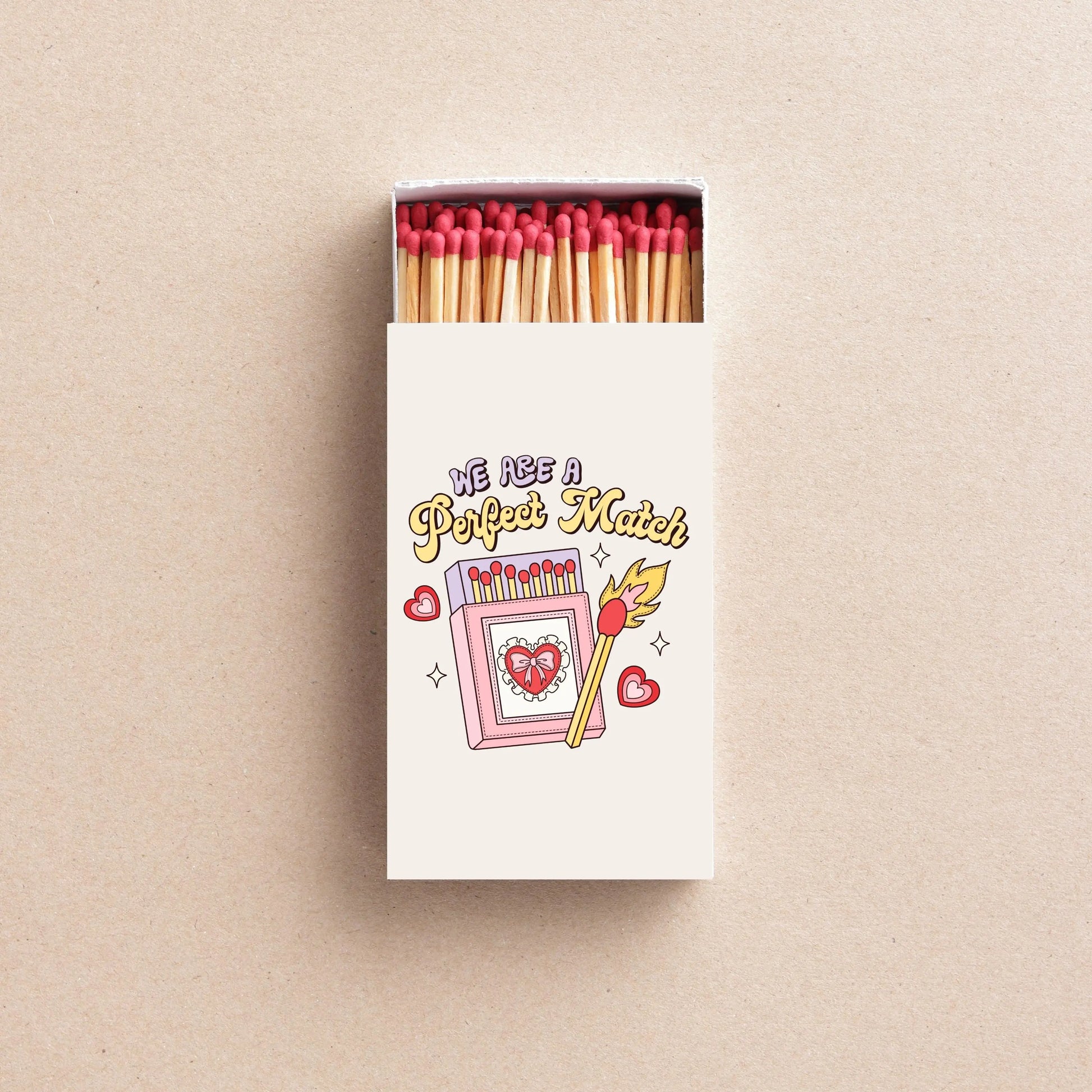 Romantic We Are a Perfect Match Matchbox Cute Wedding Favor or Gift Idea Twentynine Luxury