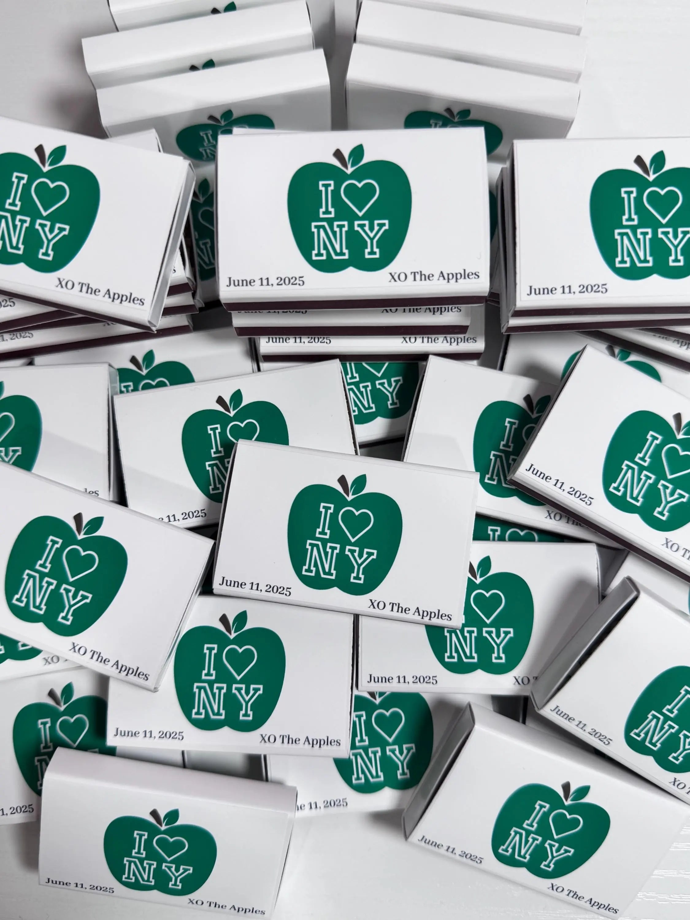 Custom New York Matchboxes NYC Wedding Favors, MetroCard, I Love NY Designs, Personalized Event Matches, Unique Party Souvenirs Twentynine Luxury