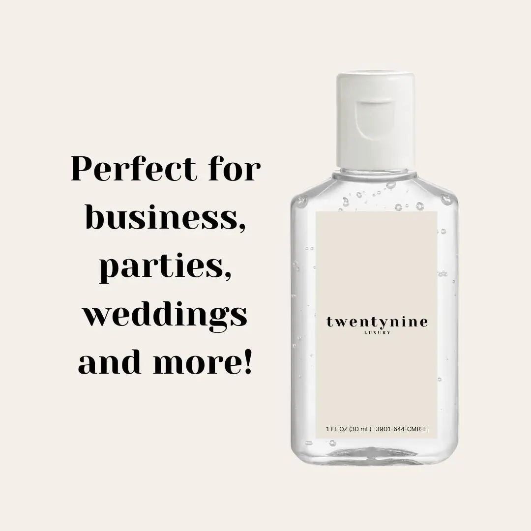 Hand Sanitizer with Custom Labels – Personalized Sanitizer Bottles Twentynine Luxury