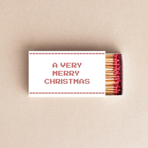 A Very Merry Christmas Matchboxes – Holiday Party Favors & Table Decor Twentynine Luxury