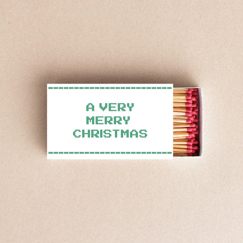 A Very Merry Christmas Matchboxes – Holiday Party Favors & Table Decor Twentynine Luxury