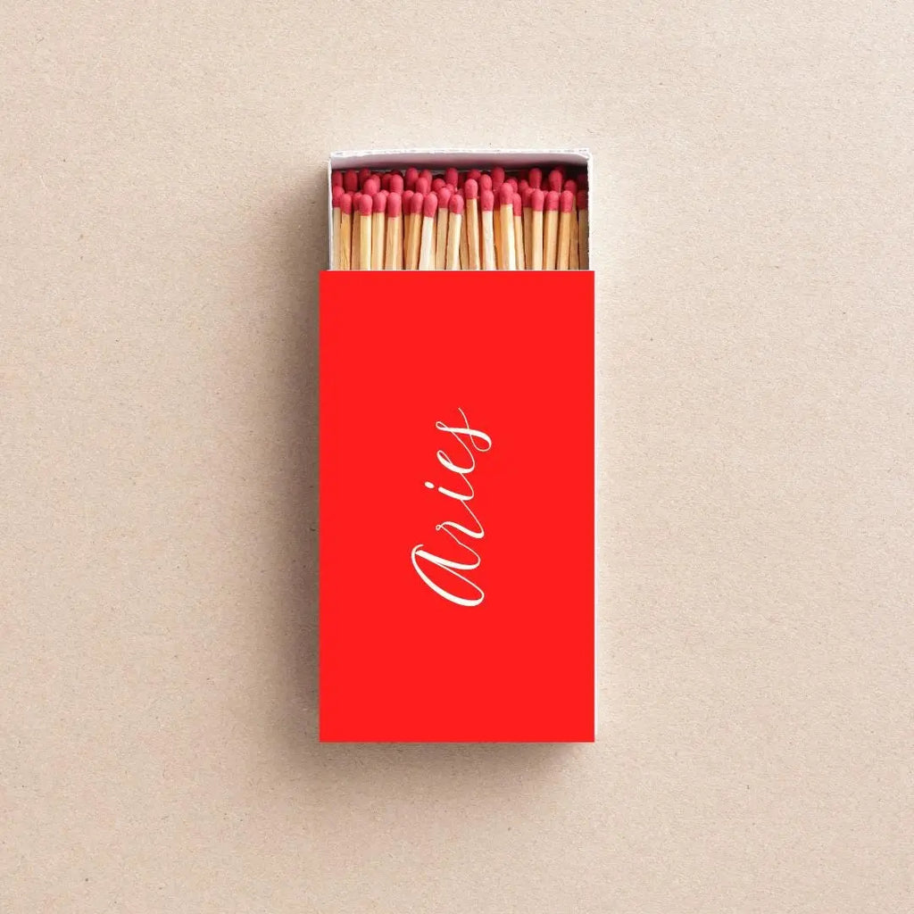 Aries Matchboxes – Zodiac “Too Hot to Handle” Candle Lover Gift Twentynine Luxury