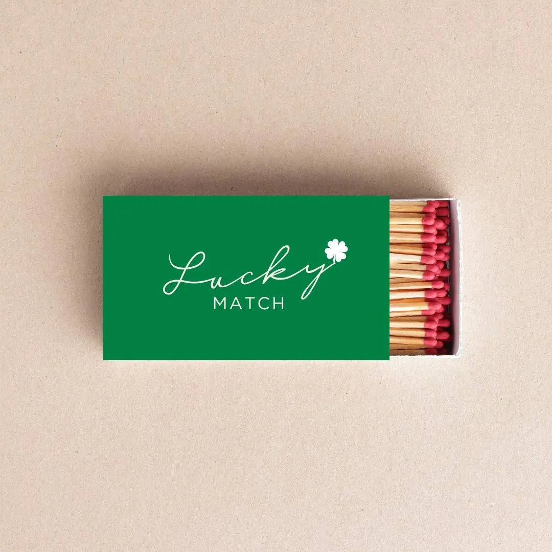 St. Patrick’s Day Matchbox Party Favors Irish Party Decor & Bar Cart Accessories Twentynine Luxury