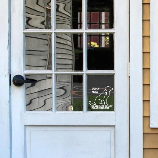 In An Emergency – Save My Pets Window & Door Label Pet Emergency Alert Decal Emergency Pet Safety Sticker Twentynine Luxury