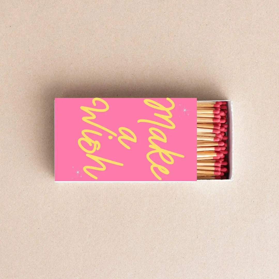 Make a Wish Matchboxes – Custom Birthday Party Favors & Celebration Keepsake Twentynine Luxury
