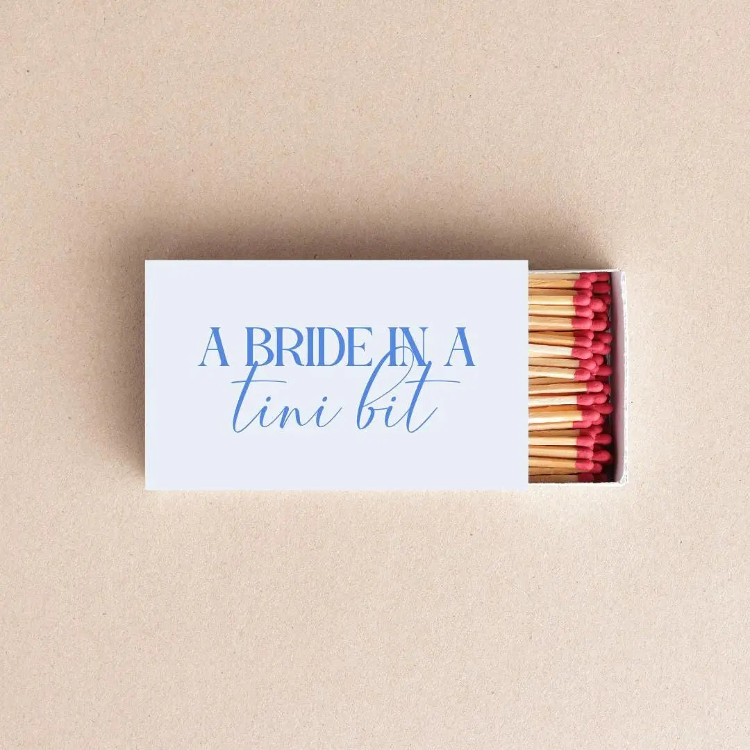 A Bride In A Tini Bit Matchboxes – Custom Wedding & Bachelorette Party Favors Twentynine Luxury