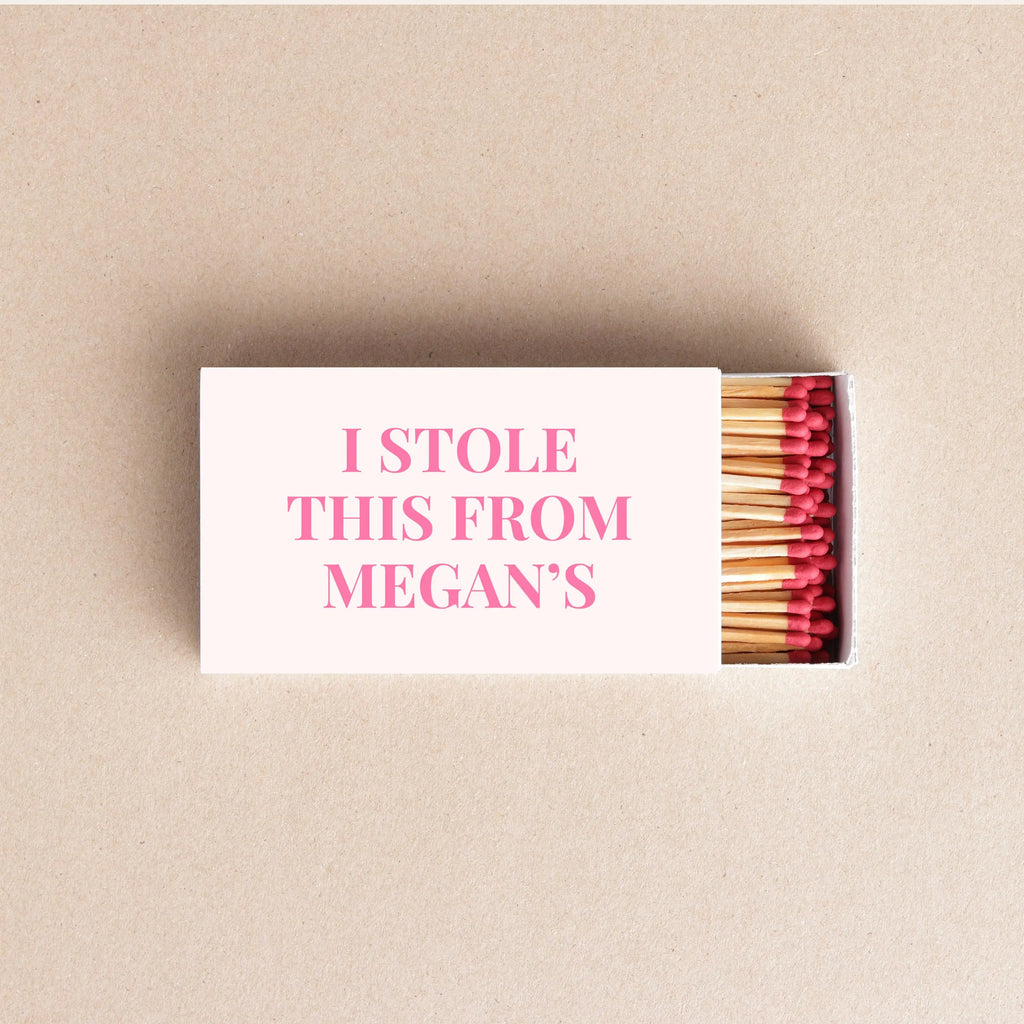 I Stole This From ___ Matchboxes – Custom Funny Party & Wedding Favors Twentynine Luxury