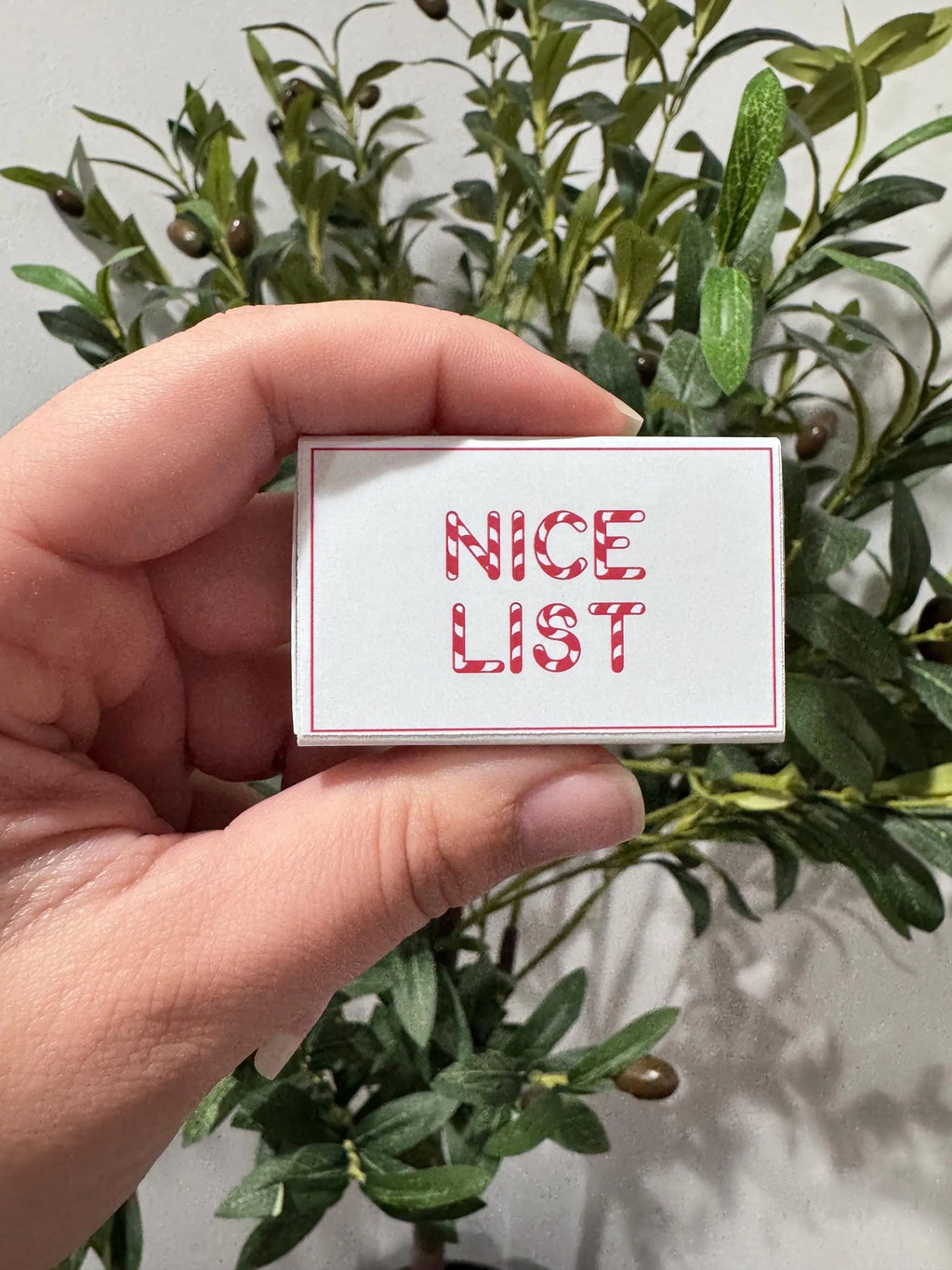 Naughty or Nice List Matchboxes – Christmas Matchbox Favors & Holiday Decor Twentynine Luxury