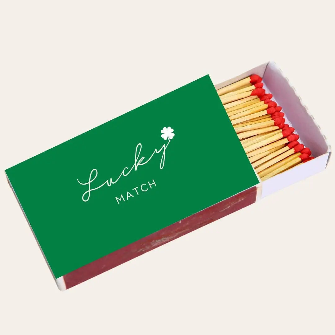St. Patrick’s Day Matchbox Party Favors Irish Party Decor & Bar Cart Accessories Twentynine Luxury