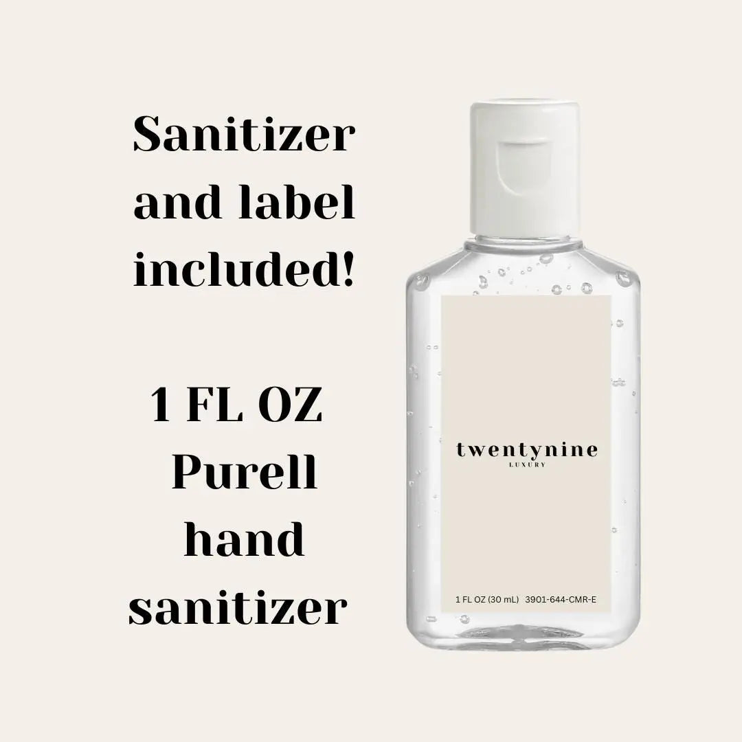 Hand Sanitizer with Custom Labels – Personalized Sanitizer Bottles Twentynine Luxury