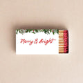 Merry & Bright Christmas Matchboxes – Personalized Holiday Party Favors Twentynine Luxury