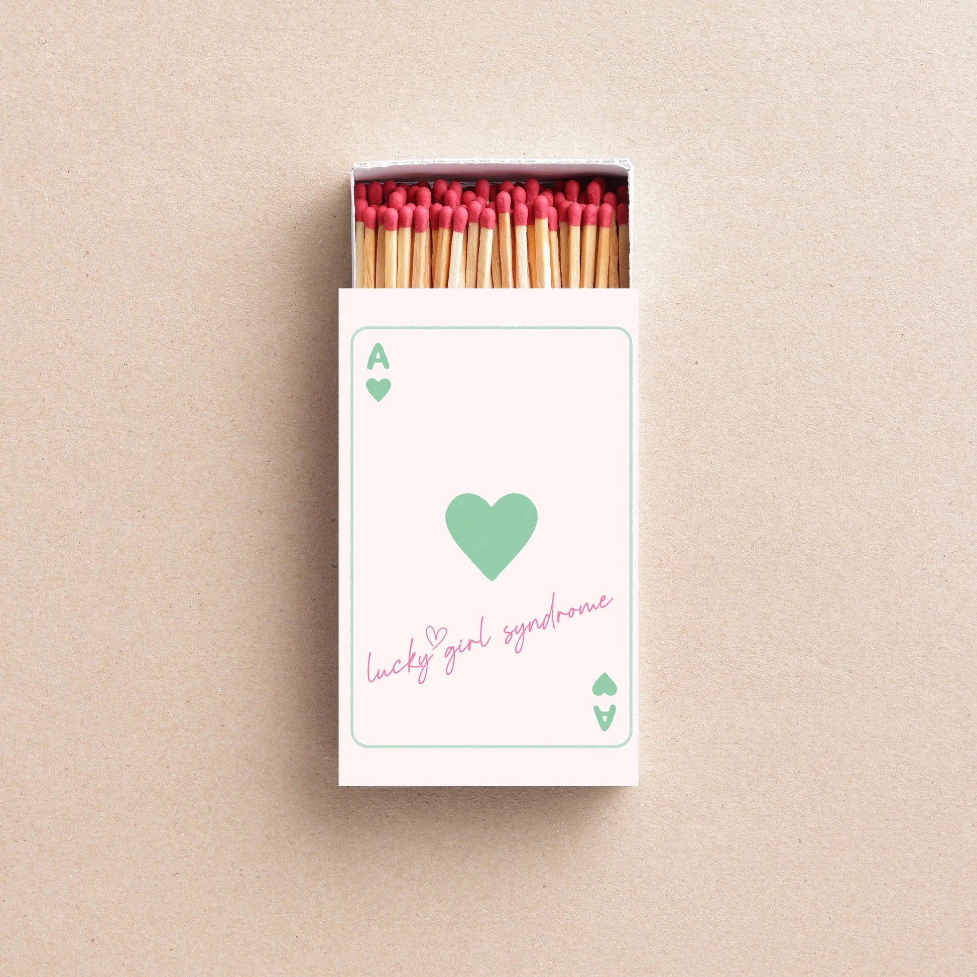 Lucky Girl Syndrome Matchboxes – Ace of Hearts Party & Wedding Favors Twentynine Luxury