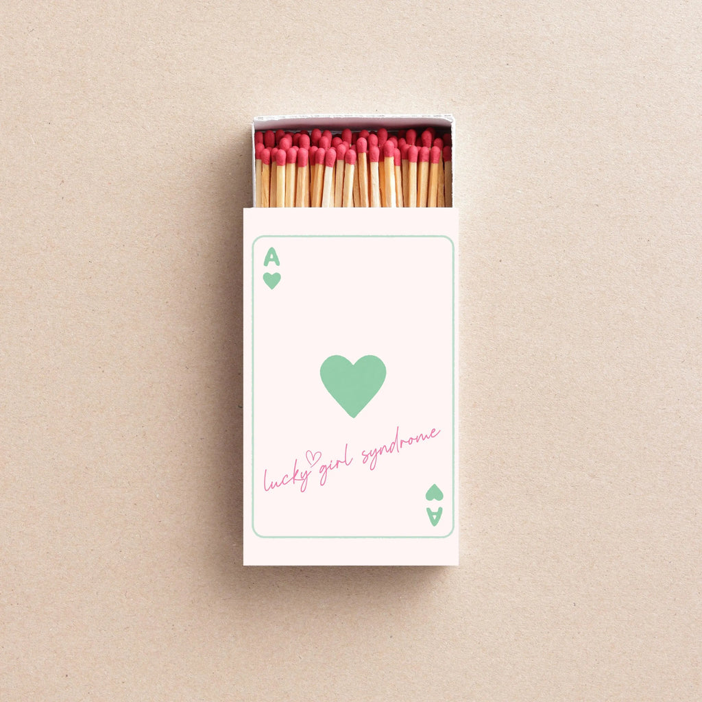 Lucky Girl Syndrome Matchboxes – Ace of Hearts Party & Wedding Favors Twentynine Luxury