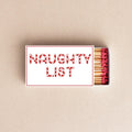 Naughty or Nice List Matchboxes – Christmas Matchbox Favors & Holiday Decor Twentynine Luxury