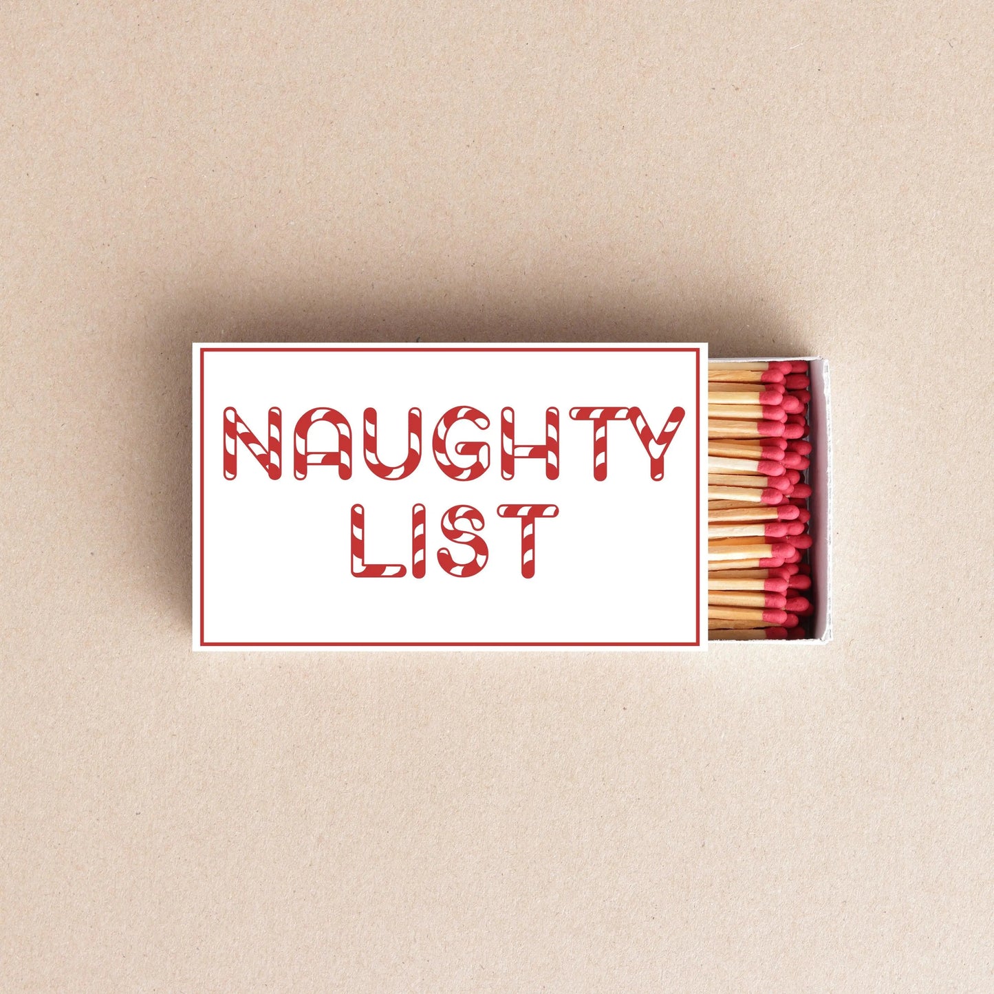 Naughty or Nice List Matchboxes – Christmas Matchbox Favors & Holiday Decor Twentynine Luxury