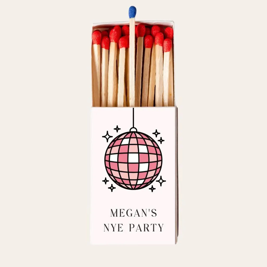 Hello 2026 Matchboxes – New Year’s Eve Party Favors & Disco Decor Twentynine Luxury