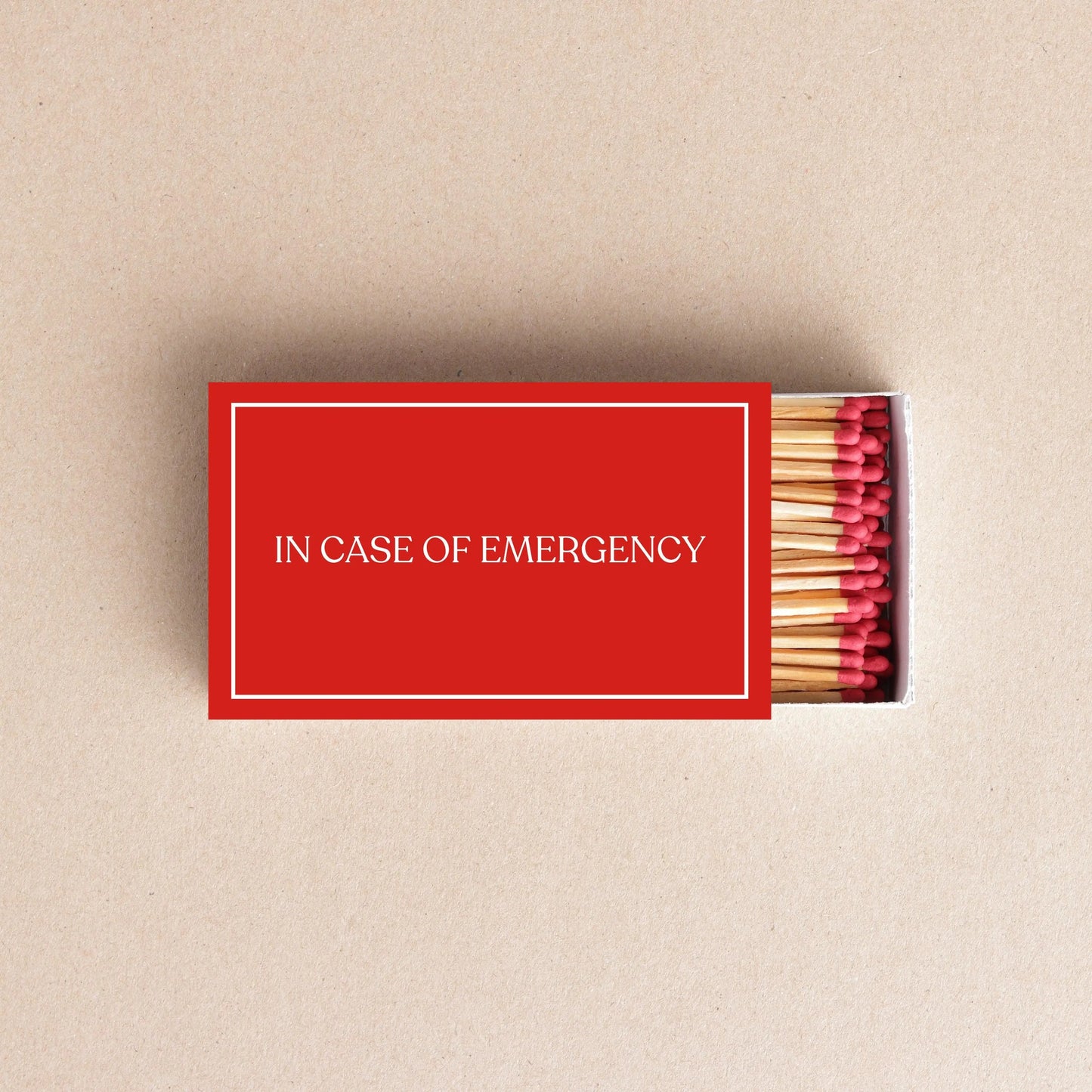 In Case of Emergency Matchboxes – Funny Bathroom Decor & Housewarming Gift Twentynine Luxury