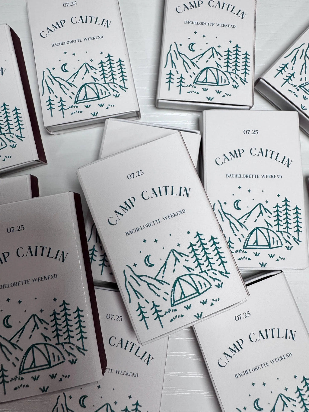Camp Bachelorette Matchboxes – Custom Campfire Bachelorette Party Favors Twentynine Luxury